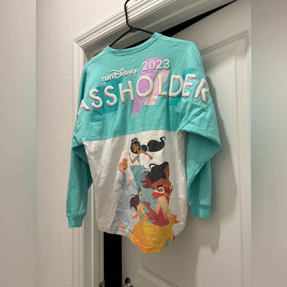 SOLD 2023 Disney Parks RunDisney Princess Passholder Spirit Jersey